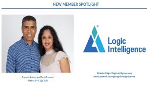 Professional Business Development Group for featuring Logic Intelligence in August Newsletter